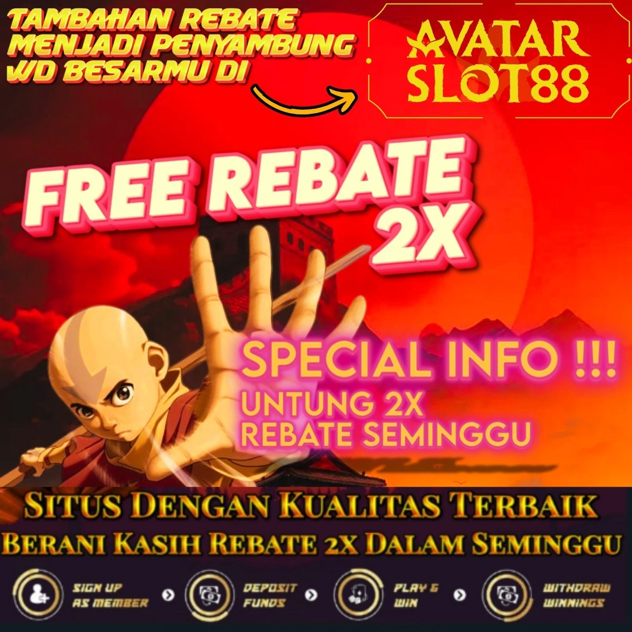 REBATE 2X AVATARSLOT88